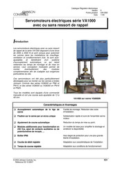 Johnson Controls VA1000 Serie Manuel D'instructions
