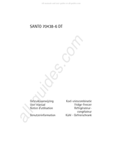 AEG SANTO 70438-6 DT Notice D'utilisation