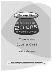 Brandy Best CV12T Notice D'emploi