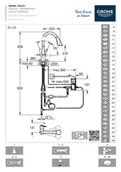 Grohe ZEDRA TOUCH 30 219 Mode D'emploi