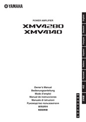 Yamaha XMV4140 Mode D'emploi