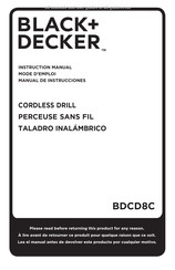 Black & Decker BDCD8C Mode D'emploi