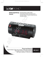 Clatronic MRC 832 P Mode D'emploi