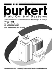 Burkert 1094 Instructions De Service