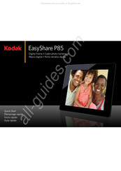 Kodak EasyShare P85 Démarrage Rapide