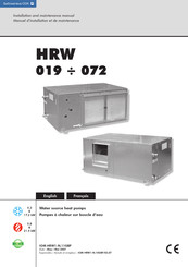 Airwell HRW 072 Manuel D'installation Et De Maintenance