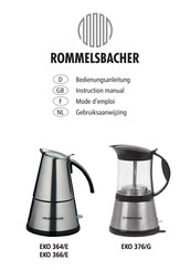 Rommelsbacher EKO 364/E Mode D'emploi
