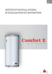 ACV Comfort E 100 Notice D'installation, D'utilisation Et D'entretien