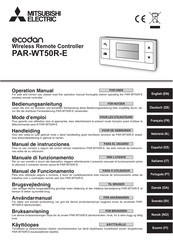 Mitsubishi Electric ecodan PAR-WT50R-E Mode D'emploi