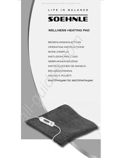 Soehnle WELLNESS HEATING PAD Mode D'emploi