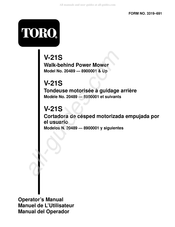Toro 20489 Manuel De L'utilisateur