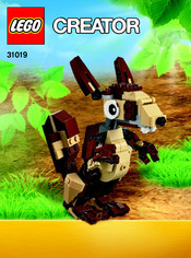 LEGO CREATOR Forest Amimals 31019 Mode D'emploi