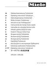 Miele STB 201 Mode D'emploi