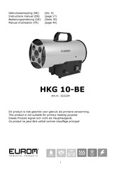 EUROM HKG 10-BE Manual D'utilisation