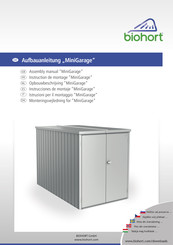 biohort MiniGarage Instructions De Montage