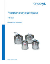 CryopAL RCB Serie Manuel De L'utilisateur