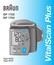 Braun VitalScan Plus BP 1700 Mode D'emploi