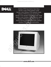 Dell UltraScan P790 Installation Rapide