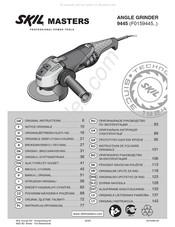 SKIL MASTERS 9445 Notice Originale