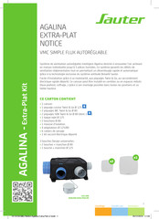 sauter 123 209 AGALINA Extra-Plat Kit Mode D'emploi