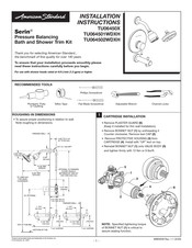 American Standard Serin TU064501WDXH Mode D'emploi