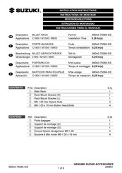 Suzuki 990A0-75066-SIE Instructions De Montage