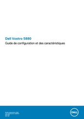 Dell Vostro 5880 Guide De Configuration Et Des Caractéristiques