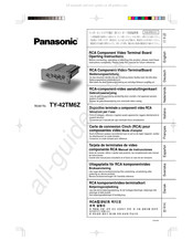 Panasonic TY-42TM6Z Mode D'emploi