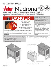 Valor Madrona MFCS05 Manuel D'installation