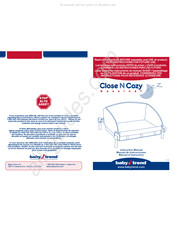 Baby Trend Close N Cozy bassinet Manuel D'instructions