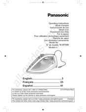 Panasonic NI-WT980 Mode D'emploi