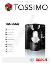 Bosch TASSIMO TAS 55XX Mode D'emploi