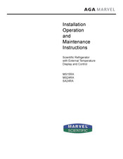 AGA MARVEL SCIENTIFIC MS15RAS Instructions D'installation, D'utilisation Et D'entretien