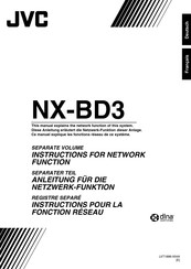 JVC NX-BD3 Instructions