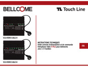 Bellcome Touch Line SCU.VDR03.BLG14 Instructions Techniques