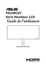 Asus PA348CGV Serie Guide De L'utilisateur