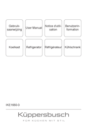 Kuppersbusch IKE1660-3 Notice D'utilisation