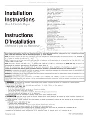 Frigidaire AEQ6000CES1 Instructions D'installation