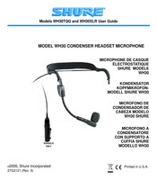 Shure WH30XLR Guide De L'utilisateur