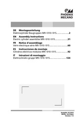 Phoenix Mecano LH15 Notice D'assemblage