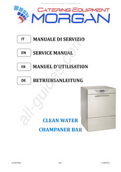 MORGAN Catering Equipment CLEAN WATER Manuel D'utilisation