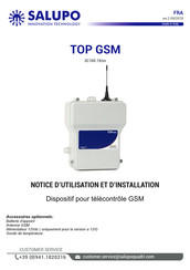 SALUPO TOP GSM SC100.19 Serie Notice D'utilisation Et D'installation