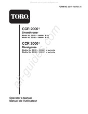 Toro CCR 2000 Manuel De L'utilisateur