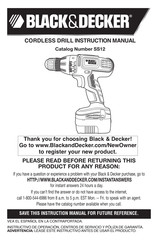 Black & Decker SS12 Mode D'emploi