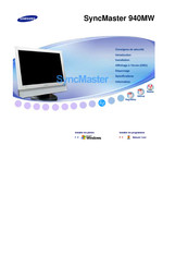 Samsung SyncMaster 940MW Mode D'emploi