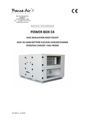France Air POWER BOX C4 Serie Notice Technique
