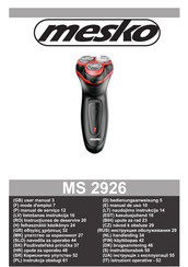 Mesko MS 2926 Mode D'emploi