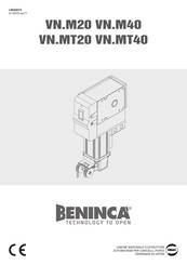 Beninca VN.M40 Mode D'emploi