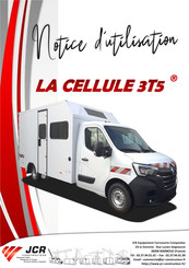 JCR LA CELLULE 3T5 Notice D'utilisation