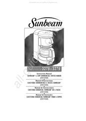 Sunbeam 3279 Manuel D'instructions